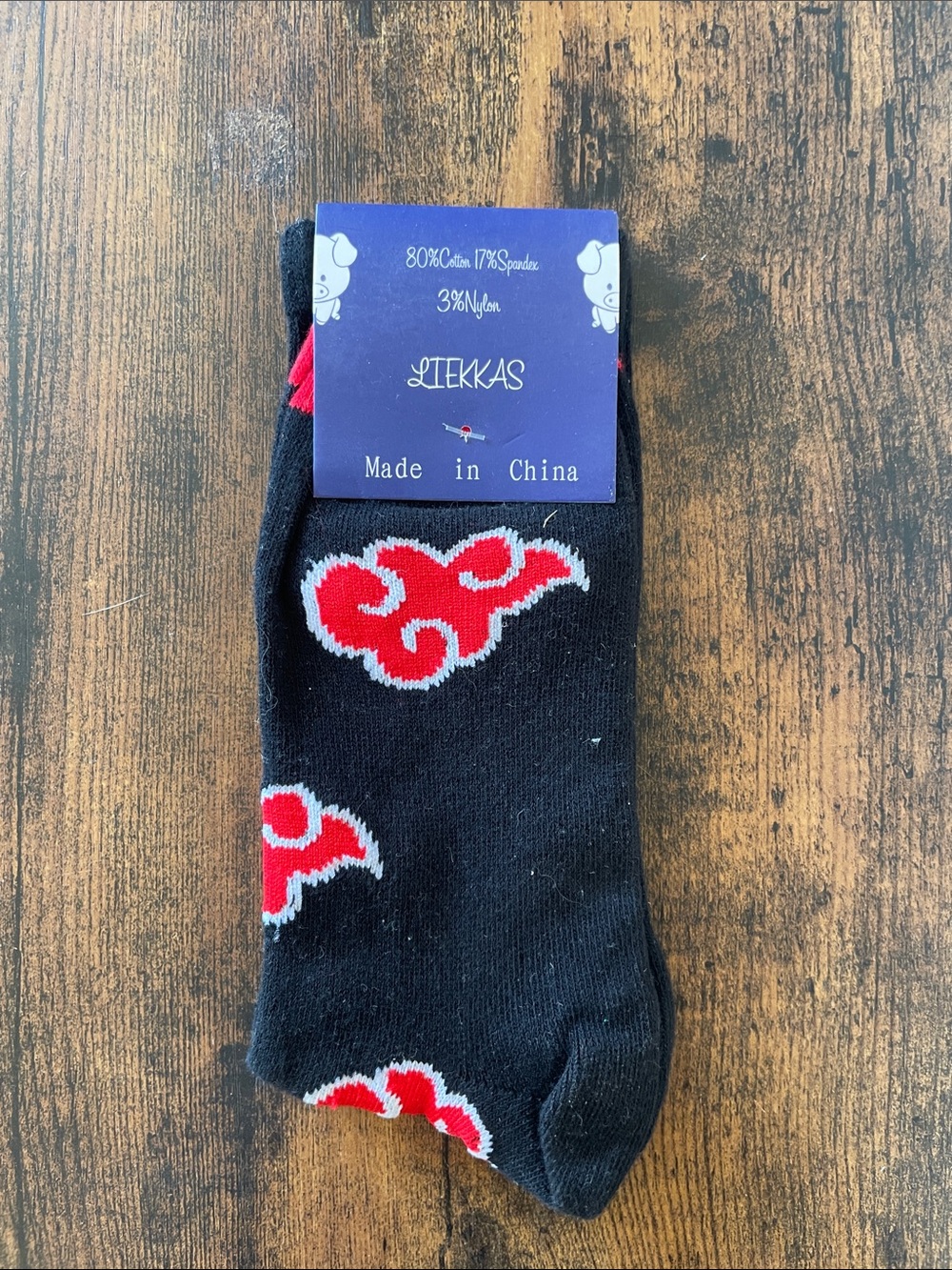 Naruto Akatsuki Socks